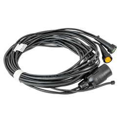ASPÖCK Instalación eléctrica Arnés de remolque 4,5 m 7 PIN Conectores bayonetas 2x 5 PIN