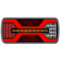 Luz trasera LED KAMAR X-SPIDER L2424 5 funciones universal