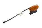 Lámpara de señalización LED ASPÖCK FLATPOINT II, naranja, universal, con soporte