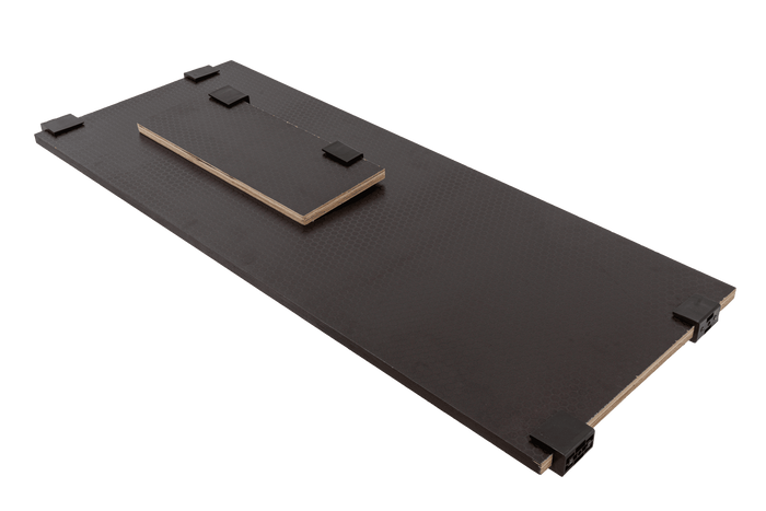 Juego de dos estantes para la caja de herramientas DAKEN ARKA 81209, compartimento 1125x445mm y 445x180mm