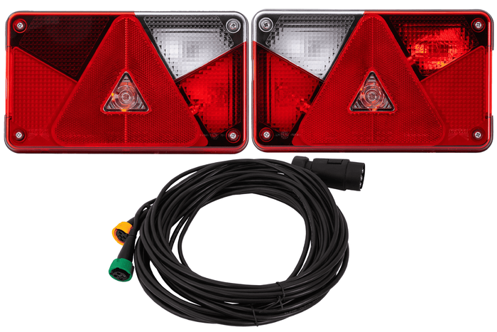 Luces traseras ASPÖCK MULTIPOINT V + arnés MANTES 7m 7-PIN