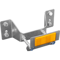 Soporte de montaje de rueda de repuesto para remolque UNITRAILER GARDEN KIPP con reflector