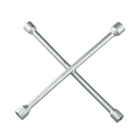 Llave para ruedas de coche con lámpara de cruce de ruedas