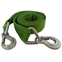Cuerda de remolque con ganchos Correa de remolque HILLS 5m/60mm/6t verde