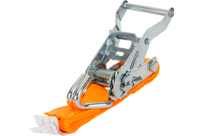 Cinta transportadora UNITRAILER de 4 m/25 mm/1 t de color naranja con tensor