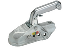 Enganche de bola WINTERHOFF WW 30-K+Z para remolque de 3000 kg con barra de tiro de tubo de 35-51 mm, hierro fundido.