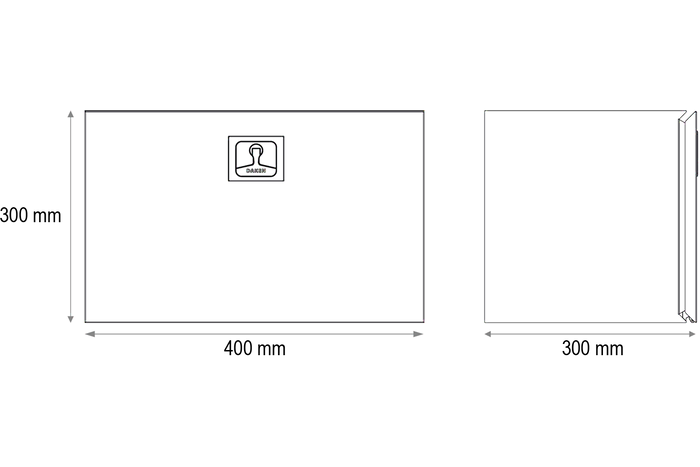 DAKEN 8Z1300 Z13 caja de herramientas 400x300x300mm 32l