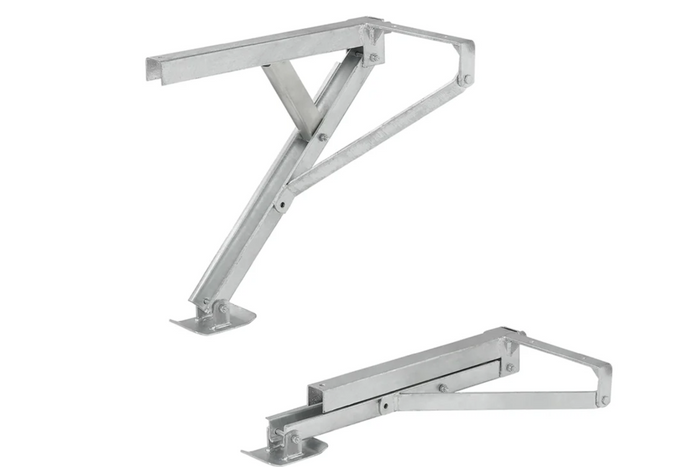 Soporte de esquina extensible ProPlus 361510V01 para remolque, lado delantero izquierdo/trasero derecho, 600 kg, 460 mm