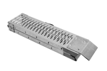 Rampas plegables UNITRAILER ALR004 de acero para remolques, 170 cm, 454 kg, juego de 2