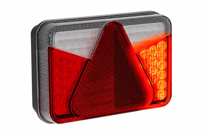 Luz trasera ASPÖCK MULTILED V con base de bayoneta de 8 pines y 6 funciones (izquierda)