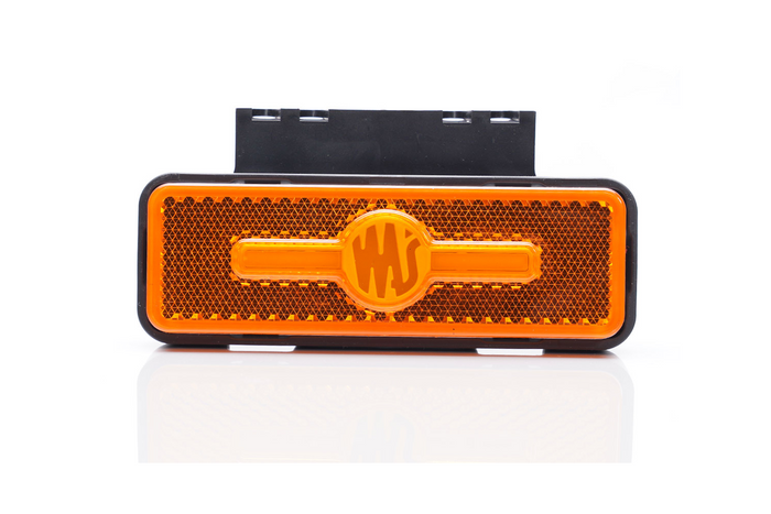 Luz de señalización LED WAŚ W254 2033, naranja, universal, con soporte