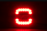 Luz trasera LED HORPOL ROCA LZD 2803 de 3 funciones, universal con soporte.