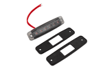 Lámpara de posición universal LED FRISTOM FT-079 roja oscura