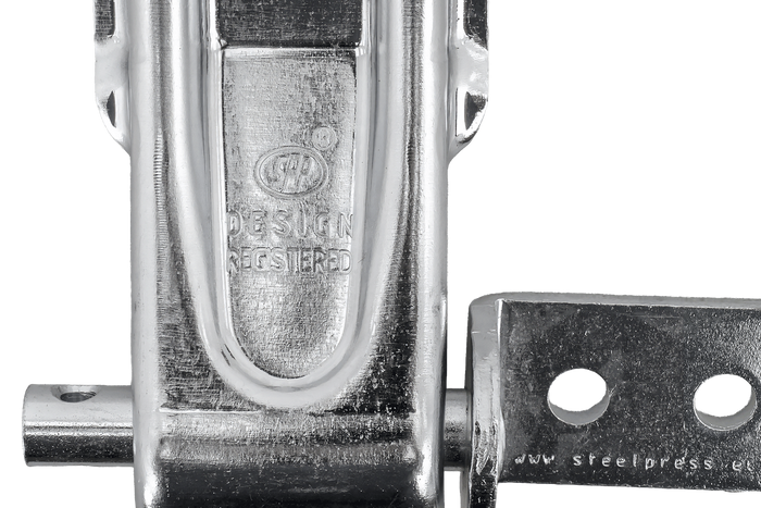 Bisagra lateral con tirador STEELPRESS ZW-01.270A+UZ-01B montaje lateral remolque completo