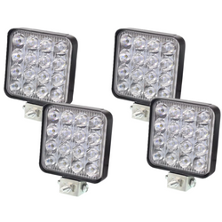 Juego de cuatro lámparas de trabajo LED reflectoras HERMON LLP16MINI 16xLED 2880lm
