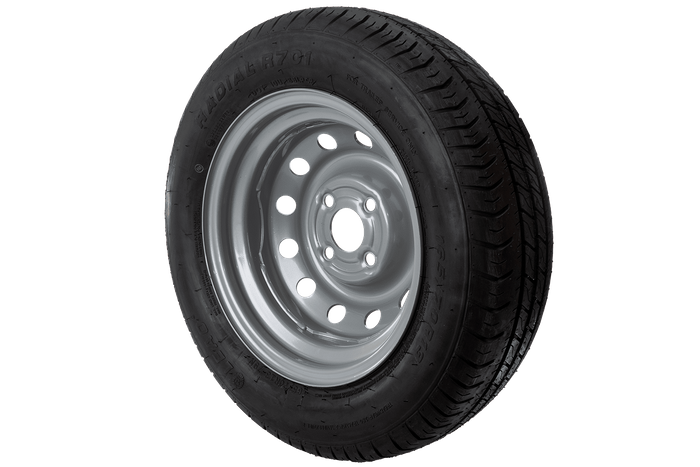 Rueda de remolque NEUMÁTICO LEAO 165/70 R13 79N LLANTA UNITRAILER 4Jx13"H2 4x100 ET:30