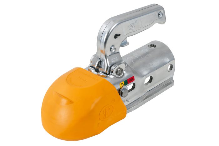 Enganche de bola STEELPRESS BC-3000.1D-00-00+Z3 para remolque de 3000 kg con barra de tiro tubular de 35-50 mm