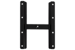 Válvula de compuerta para tolva de grano, color negro, para remolques agrícolas UNITRAILER, 250x355 mm.