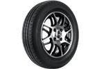Rueda de remolque LINGLONG TIRE 155/70 R13 75N ALU UNITRAILER RIM 4Jx13" 4x100 ET:30
