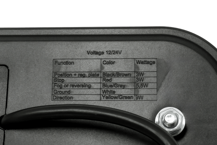 Luz trasera FRISTOM FT-230 LED 6 funciones universal