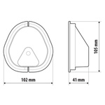 Cerradura adicional para puertas de vehículos comerciales + 2 llaves
