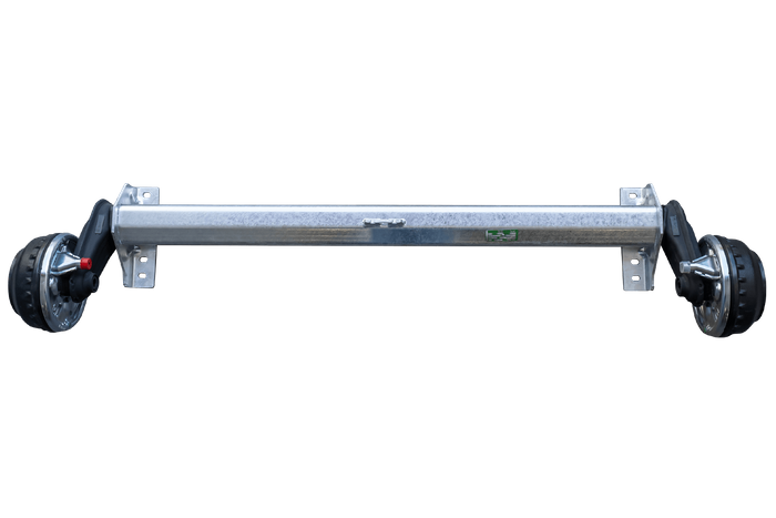 AL-KO COMPACT eje frenado para remolque / grúa 1350kg 1200mm 1650mm 4x100