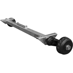 Eje con freno KNOTT VGB13-M para remolque/transportador 1350 kg 1450 mm 1900 mm 5x112
