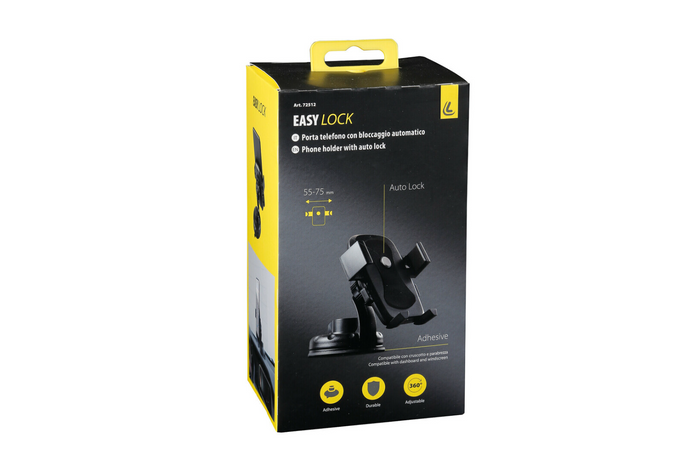 Soporte para teléfono LAMP Easy-Lock con fijación con ventosa
