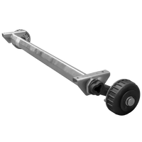 Eje con freno AL-KO EURO para remolque/portacoches 1800 kg 1650 mm 2150 mm 5x112