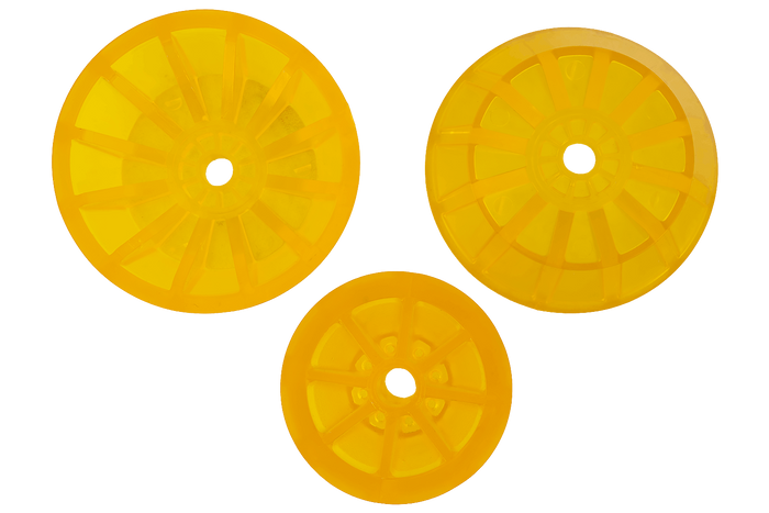 Conjunto: rodillos de quilla Knott