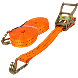 Correa de amarre UNITRAILER de 12 m/35 mm/2 t de color naranja con tensor