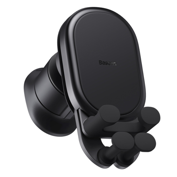 Soporte para teléfono móvil BASEUS Stable Gravity con carga inalámbrica Qi de 15 W para la rejilla de ventilación