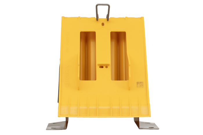 Calzo de rueda E53 con soporte de montaje LOKHEN h: 225 mm