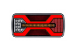 Luz trasera KAMAR X-SPIDER L2431, bayoneta de 5 pines, 6 funciones, derecha