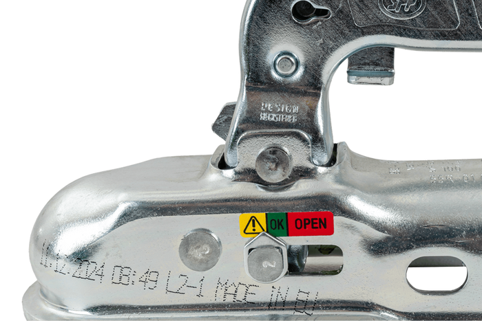 Enganche de bola STEELPRESS BC-1200C para remolque de 1200 kg con barra de tiro tubular de 50 mm