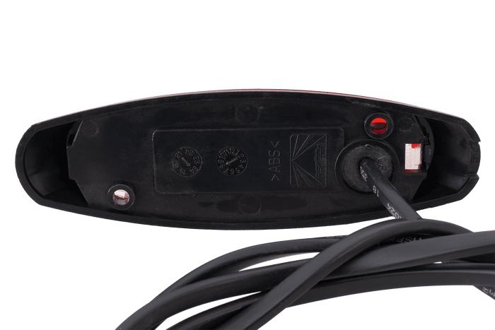 Lámpara de señalización universal ASPÖCK FLEXIPOINT II con carcasa negra