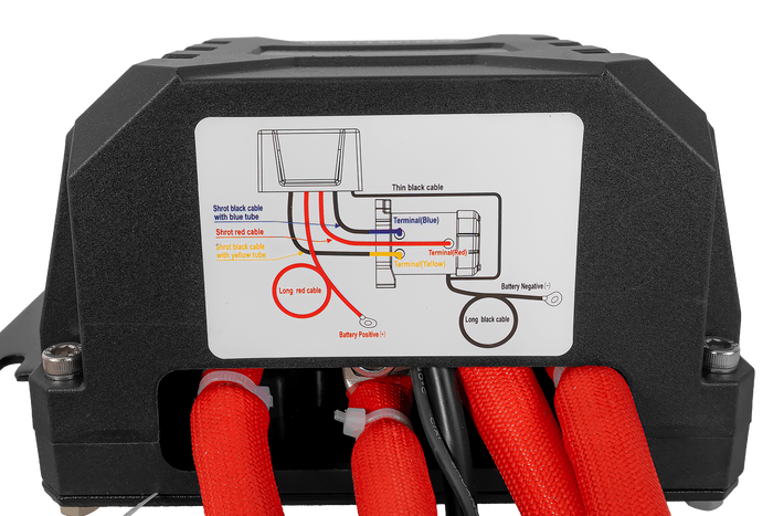 Cabrestante eléctrico para remolque PRESKO RAPTOR 13.5FS 12V 6130kg con cable de 24m