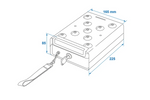 Caja fuerte portátil para llaves ProPlus 540250, 225 x 165 x 85 mm