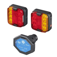 Luces traseras LED ProPlus de 7 pines, 4 funciones (izquierda + derecha), magnéticas, Bluetooth.
