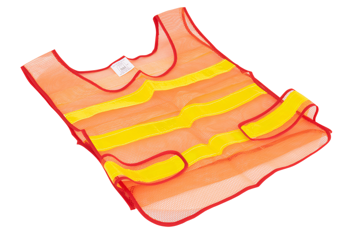 Chaleco reflectante naranja HERMON XXL con velcro lateral