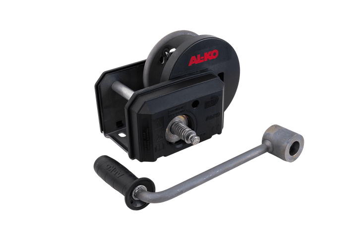 Cabrestante, cabrestante manual para grúa remolque AL-KO de 500 kg con freno