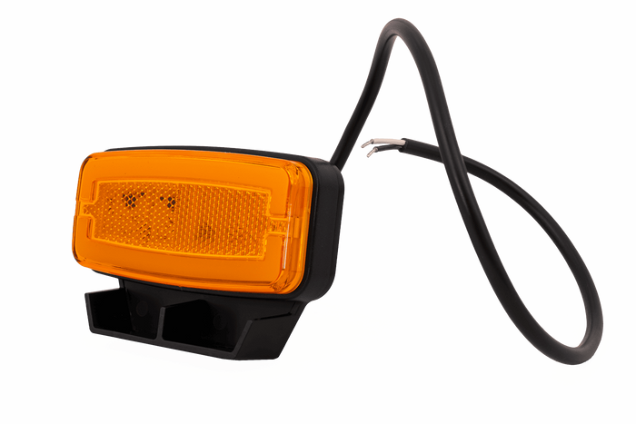 Lámpara de señalización LED HORPOL LD 2765, naranja, universal, con soporte