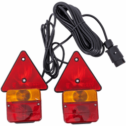 Luces traseras KAMAR L1070-Z 4 funciones izquierda + derecha con imán