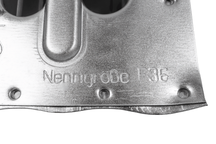 Calzo para ruedas KNOTT G36, altura: 150 mm, metal.