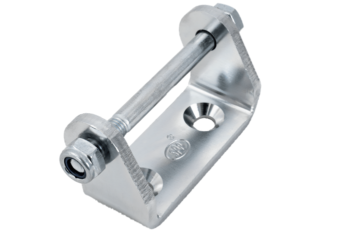 Soporte de bisagra incorporado STEELPRESS UH-01 para montaje lateral de remolque