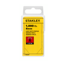 Grapas STANLEY tipo A 3/53/530 de 8 mm, 1000 unidades