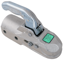 Enganche de bola KNOTT K35-C para remolque de 3500 kg con barra de tiro de tubo de 60 mm, hierro fundido