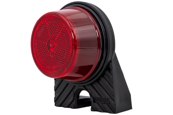 Lámpara de señalización universal LED roja FRISTOM FT-059 con soporte angular