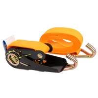 Cinta transportadora KAMAR de 3 m/25 mm/0,8 t de color naranja con tensor.