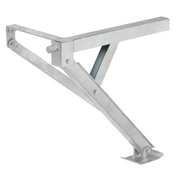 Soporte de esquina extensible ProPlus 361510V01 para remolque, lado delantero izquierdo/trasero derecho, 600 kg, 460 mm